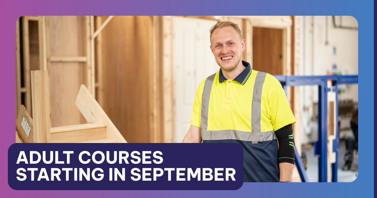 Adult Courses Starting in September